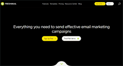 Desktop Screenshot of freshmail.com