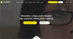 Desktop Screenshot of freshmail.pl